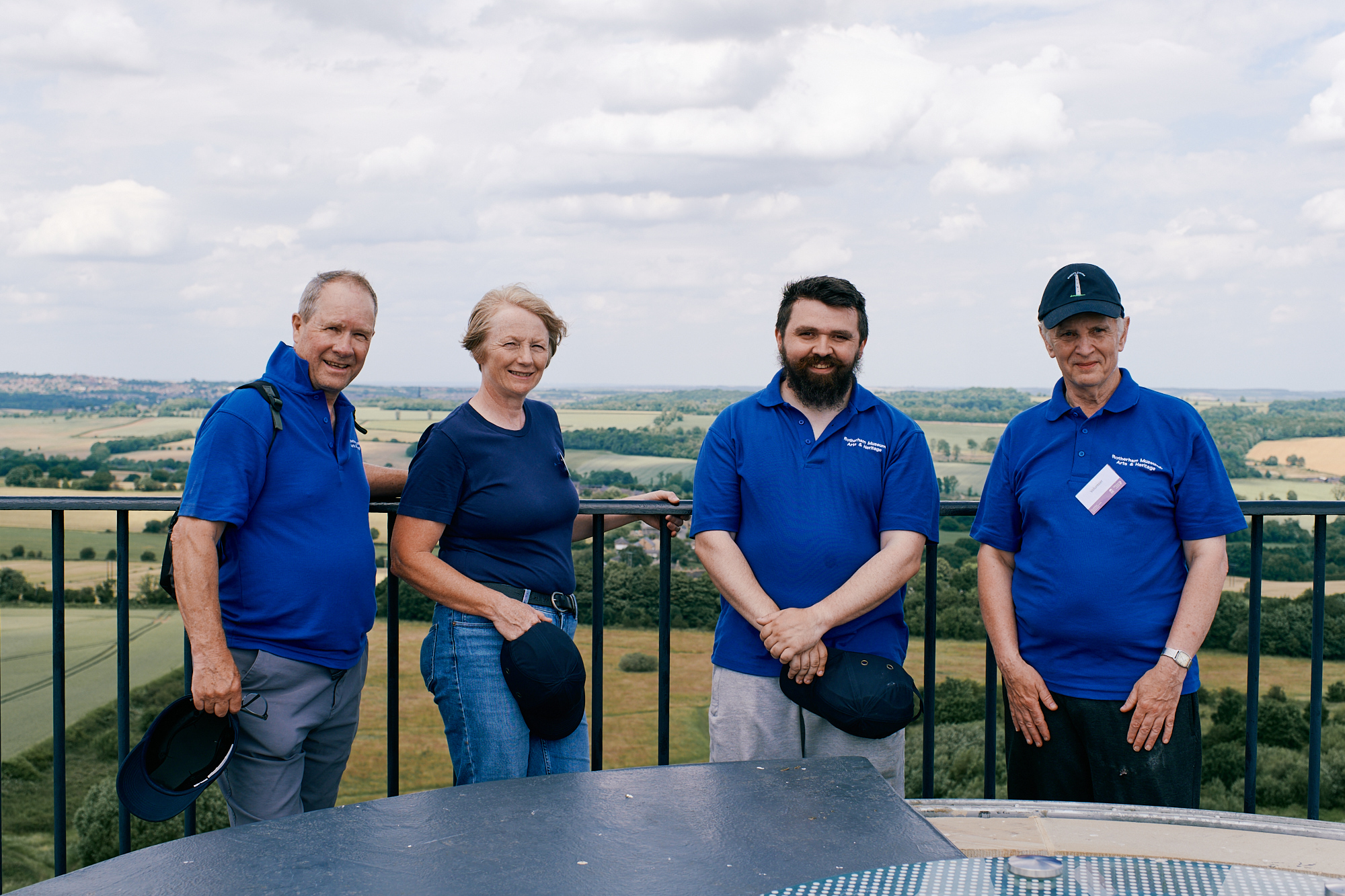 Volunteers from rotherham museum arts and heritage