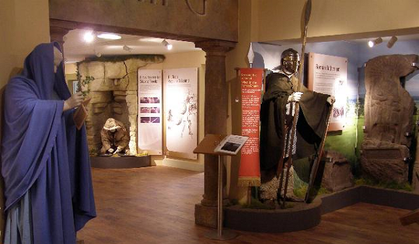 View of the Early exhibition at clifton park museum