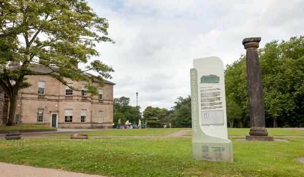 Side entrance of clifton park museum building